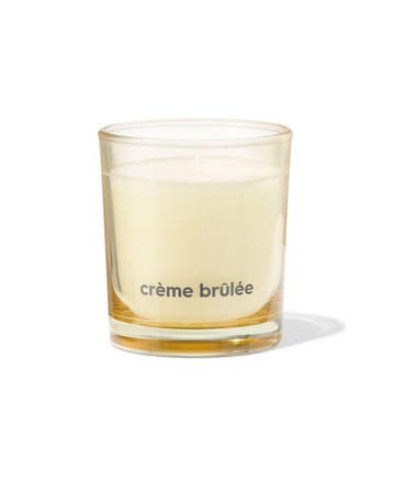 HEMA Geurkaars in glas 7x8cm crème brûlée, Verzenden, Nieuw