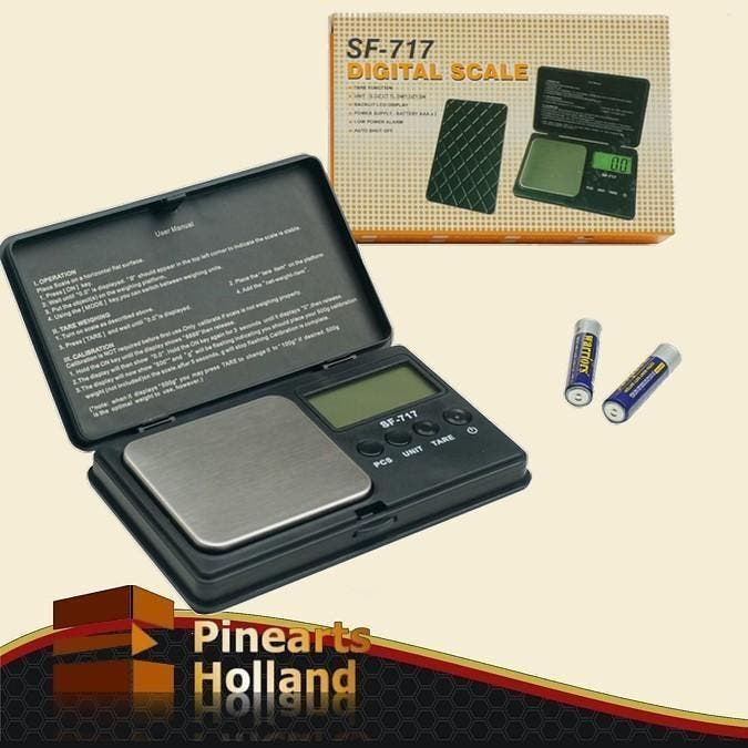 Zakweegschaal in Hardschalige Case (1Kg x 0,1g), Doe-het-zelf en Verbouw, Weegschalen, Precisieweegschaal, Nieuw, Minder dan 50 kg