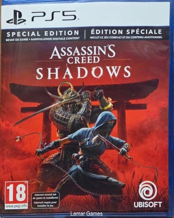 Assassins Creed Shadows Special Edition (ps5 tweedehands, Ophalen of Verzenden, Zo goed als nieuw