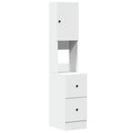 Keukenkast 180cm | Bewerkt Hout | Tweedekansje OP=OP, Minder dan 50 cm, Gebruikt, Wit, Ophalen of Verzenden