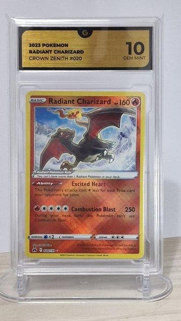 Pokémon - 1 Graded card - Charizard 020/159 Foil, Promo, Nieuw
