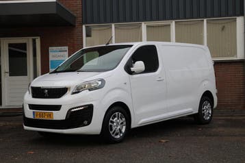 Peugeot Expert 2.0 BlueHDI 120PK L2 Premium / Trekhaak / Nav, Stof, Gebruikt, Euro 6, Wit