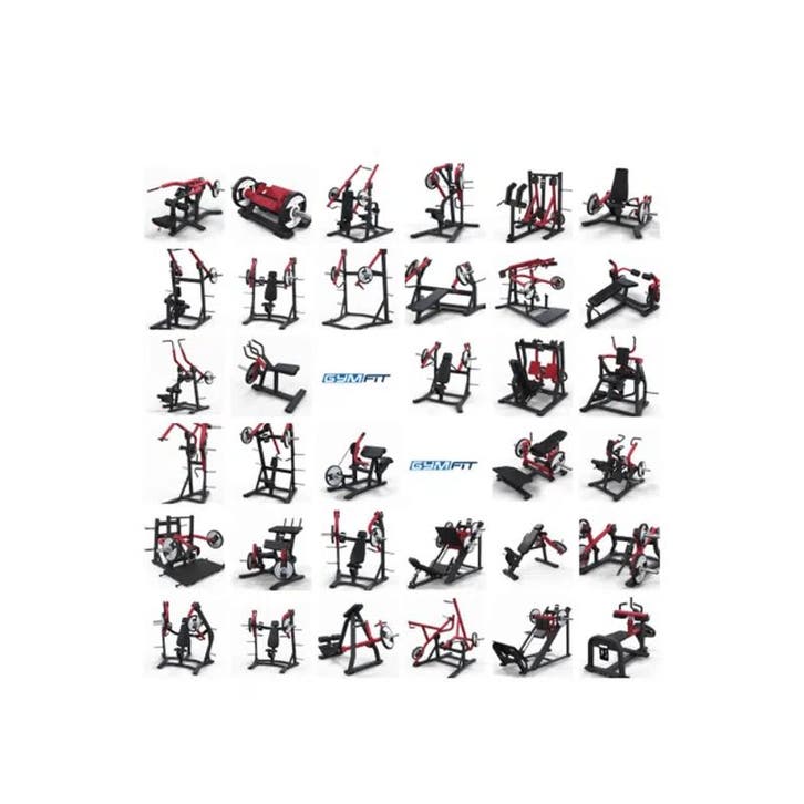 Gymfit - Xtreme-line Plate Loaded Series - Complete Set 34, Sport en Fitness, Fitnessapparatuur, Nieuw, Ophalen of Verzenden