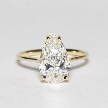 Verlovingsring - 14 karaat Geel goud - 3.00ct. tw. Diamant