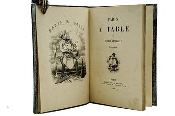 Eugène Briffault / Bertall - Paris a table - 1846, Antiek en Kunst