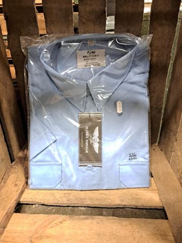 Piloot shirt / overhemd Blauw (Overhemden, Kleding), Ophalen of Verzenden, Nieuw