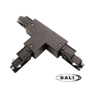 DALI 3-FASE RAIL | T-VORM CONNECTOR | LEFT-2 | ZWART, Nieuw