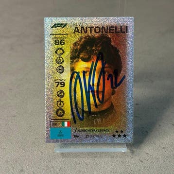 Mercedes - Topps Card Turbo Attax Legacy Antonelli signed (, Nieuw
