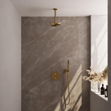 Brauer Gold Edition Thermostatische Regendoucheset Inbouw -, Ophalen of Verzenden, Nieuw
