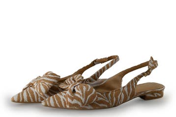 Manfield Slingbacks in maat 40 Bruin, Kleding | Dames, Bruin, Verzenden, Zo goed als nieuw, Manfield