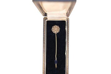 Figuur - Stick Pin - 19,2 kt goud, .833 zilver