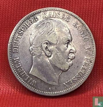 Pruisen 5 mark 1876 (A), Postzegels en Munten, Munten | Europa | Niet-Euromunten, Verzenden, Overige landen, Losse munt, Goud