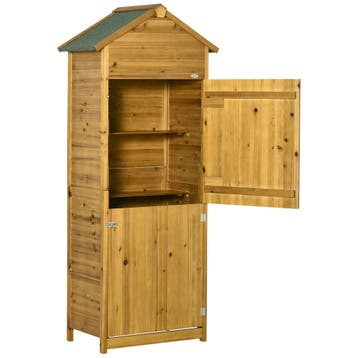 TRUUSK Tuinhuis van Natuurhout - Gereedschapskast en Tuinkas, Tuin en Terras, Verzenden, Nieuw