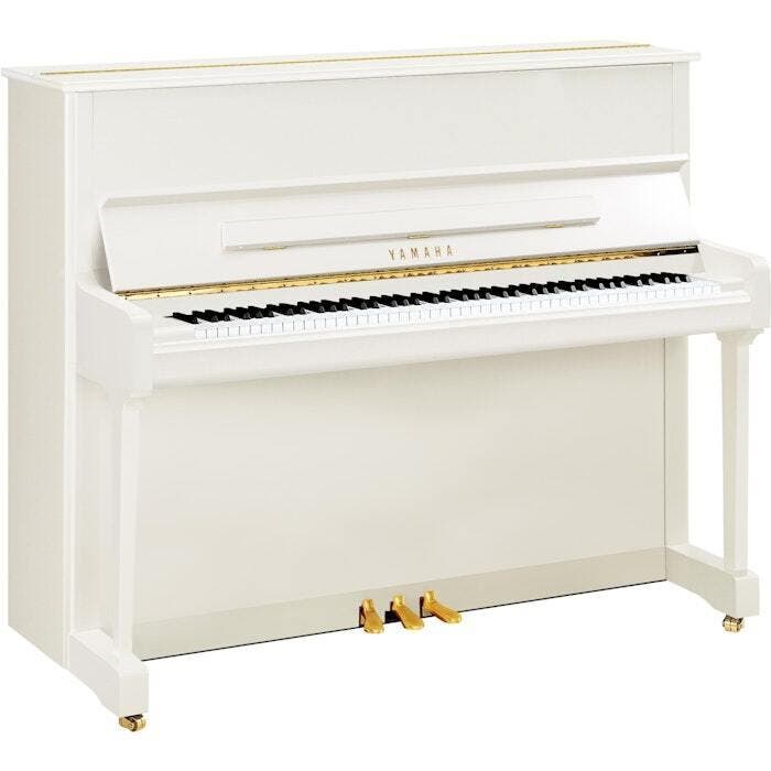 Yamaha P121 M PWH messing piano (wit hoogglans), Muziek en Instrumenten, Piano's, Piano, Wit