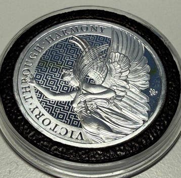 Sint-Helena. 1 Pound 2021, Victory Through Harmony, 1 Oz
