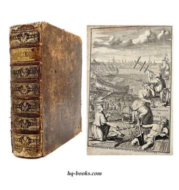 Aubin - Dictionnaire de Marine - 1736, Antiek en Kunst
