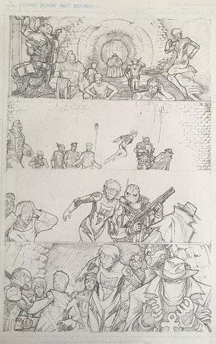 Original Comic Art - Super! #7 - Page #4 - Zack Dolan (2008), Verzenden, Nieuw