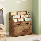 vidaXL Kinderen Boekenkast Oudhout 60 x 29,5 x 69 cm Bewerkt, Huis en Inrichting, Woonaccessoires | Krantenbakken en Lectuurbakken
