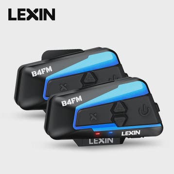 Lexin B4FM-X Bluetooth Motor Intercom Headset voor 10 Rijder, Verzenden, Nieuw