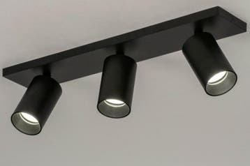 Rietveld Spots - Zwart - Metaal, Aluminium, Verzenden, Nieuw