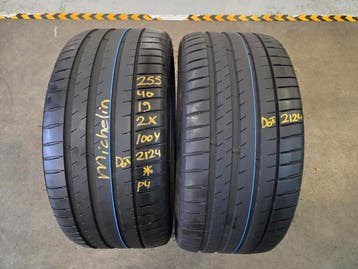 255/40/19 100Y* MICHELIN ZOMERBANDEN 5,8MM PROFIEL 2X DOT24, Gebruikt, 255 mm, Band(en), Personenwagen