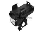 Fiets voorlamp - met claxon - smartphone houder - 3 standen, Batterij, Voorlicht, Nieuw, Ophalen of Verzenden