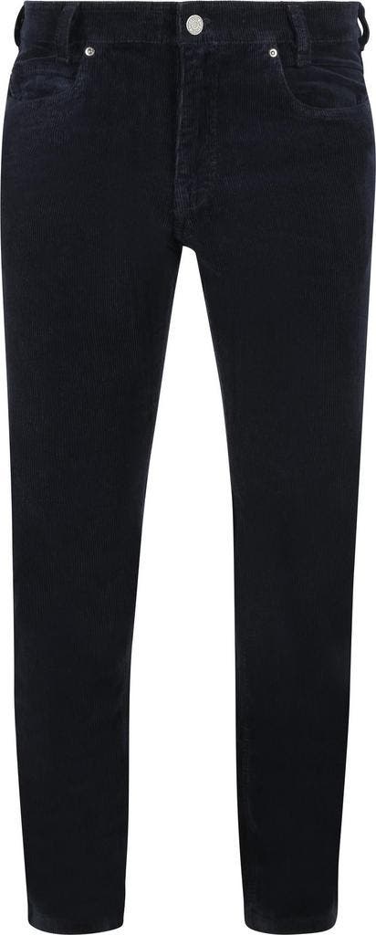 Gardeur Bill Broek Corduroy Navy maat W 33 - L 32 Heren, Kleding | Heren, Broeken en Pantalons, Blauw, Nieuw, Verzenden