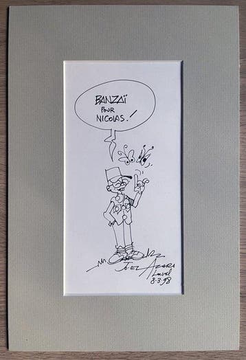 Taka Takata - 1 Originele tekening met handtekening - 1998, Boeken, Nieuw