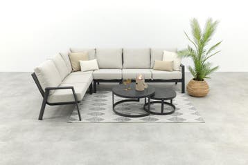 VDG Lagos/Rhodos loungeset - hoekbank - links & rechts, Tuin en Terras, Verzenden, Nieuw, Overige materialen, Loungeset