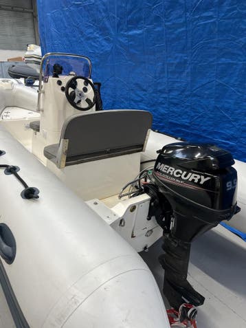 Brig Falcon 450 | Mercury 9.9 pk | Vaarklaar!, Watersport en Boten, Rubberboten, Gebruikt, Benzine, Overige materialen, Overige merken