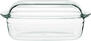 Borosilicaat ovenschaal 27cm | Tweedekansje | OP=OP, Ophalen of Verzenden, Zo goed als nieuw