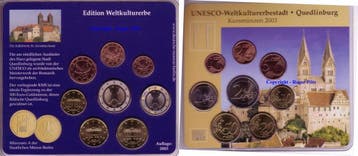 3,88 Euro 2003 Duitsland Sonder munten set Edition Weltku..., Verzenden