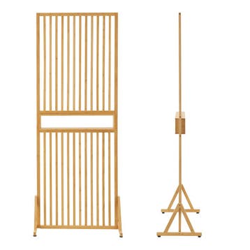 Kamerscherm Fron scheidingswand 197x75,5x40 cm bamboe [en.ca, Tuin en Terras, Verzenden, Nieuw