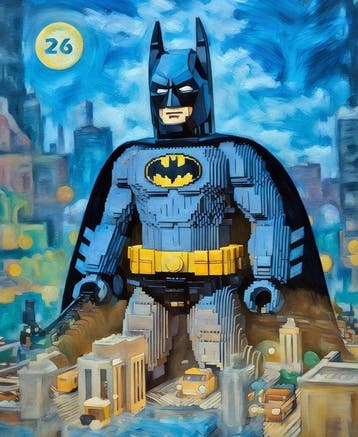 Batman Lego - Original by Raffaele De leo Edizione limitata, Nieuw