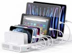 Veiling - 10-poorts Multi-apparaat USB-laadstation Quickchar, Computers en Software, Laptop-opladers, Nieuw