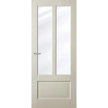 Austria binnendeur Fresno 83x211,5 (Wit, Blank facetglas), 80 tot 100 cm, Binnendeur, Nieuw, Ophalen of Verzenden