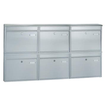 Rottner Brievenbussysteem BKS 6 Postkasten RVS, Verzenden, Nieuw