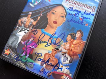 Pocahontas - Gesigneerde DVD Irene Bedard, Ophalen of Verzenden, Zo goed als nieuw, Film