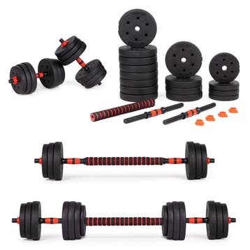 Dumbbell Set 40kg | Verstelbaar | Premium | OP=OP, Ophalen of Verzenden, Nieuw, Borst, Halterset