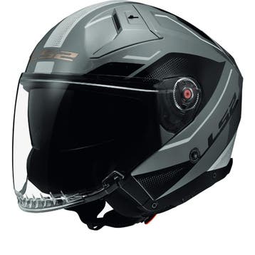 LS2 OF603 Infinity II Veyron Glossy Grijs Wit 06 Jet Helm, Jethelm, XXL, Nieuw met kaartje, Overige merken