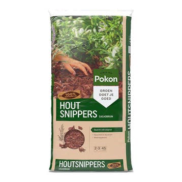 Pokon Houtsnippers Cacaobruin 45L, Ophalen of Verzenden