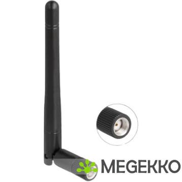 DeLOCK 90150 antenne Omnidirectionele antenne RP-SMA 2 dBi, Verzenden, Nieuw, DeLock