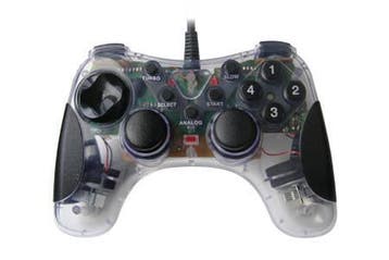 PS2 Controller Dualshock 2 - Transparant - Third-Party PS2, Spelcomputers en Games, Ophalen of Verzenden, Zo goed als nieuw, Controller