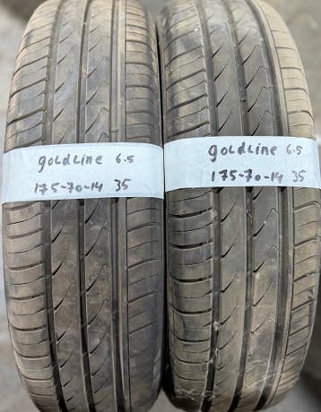 2x175-70-14 Goldline Zomer 2x6.5m €35 Per Band 175 70 14, Ophalen, 14 inch, Gebruikt, 175 mm