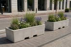 Rockwood® Afzetblok/bloembak beton grijs of antraciet met, Ophalen of Verzenden, Nieuw