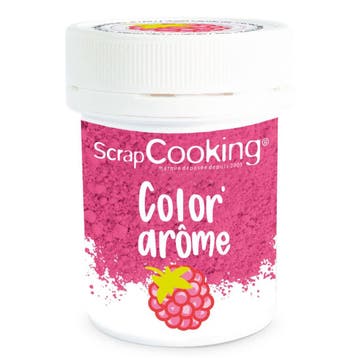 ScrapCooking Framboos Smaak- en Kleurpoeder Roze 10g, Verzenden, Nieuw
