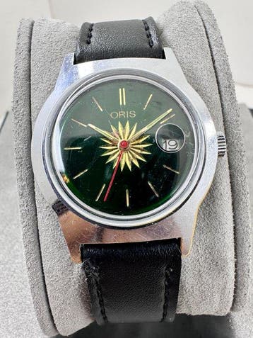 ORIS Automatic – Original Green Dial – 35 mm Swiss made no, Nieuw