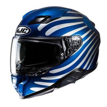 HJC F71 Zen Blauw Wit Integraalhelm, Nieuw met kaartje, HJC, Integraalhelm, Heren