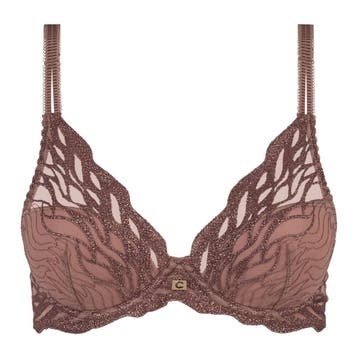 Chantelle Vibe t-shirt bh (cinnamon lurex - C85), Verzenden, BH