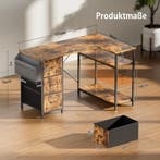 Bureau - Computertafel - Computerbureau - 120x78 cm - Bruin, Huis en Inrichting, Verzenden, Zo goed als nieuw